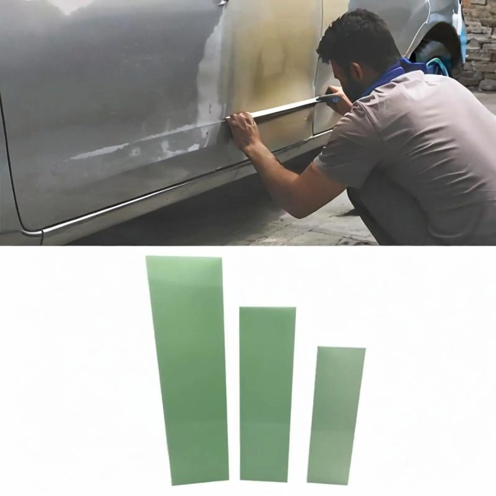 3 Pieces Auto Body Filler Spreader Resin Portable Car Dents Repair Tool for Wall Sanding Car Waxing Caulking DIY Home Decor