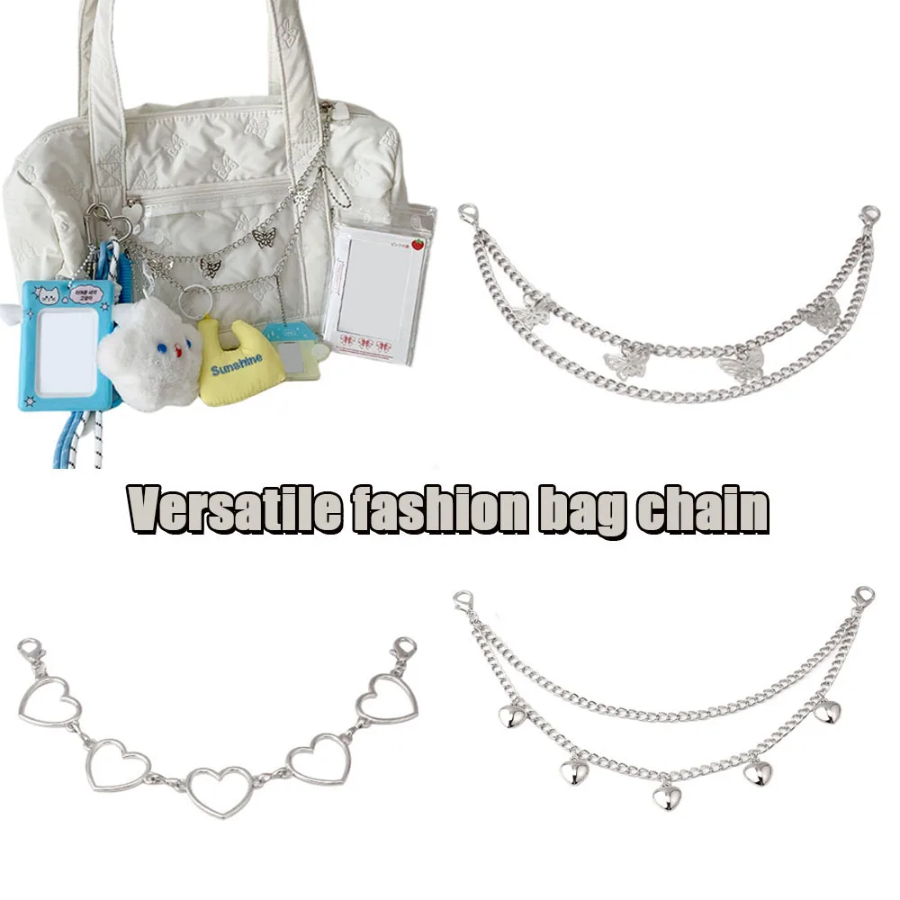 

Alloy Clothing Chain Women Bag Decoration Pants Chain Bag Handle Bag Chain Personality Pendant DIY Butterfly Star Heart Pendant