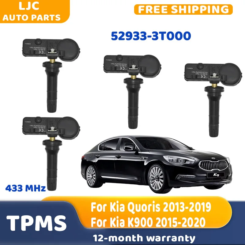 1/4Pcs Tire Pressure Monitor System 52933-3T000 For Kia K9 Kia Quoris 2013-2019 Kia K900 2015-2020 Accessories TPMS 433 MHz