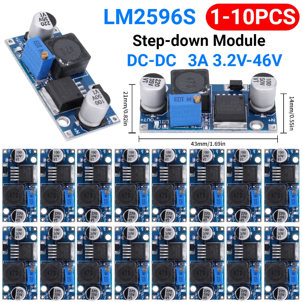 3-10PCS LM2596S Dc …