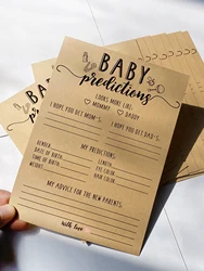 10pcs Baby Baptist Party Kraft Paper Baby Suggestion Blessing Prediction Card