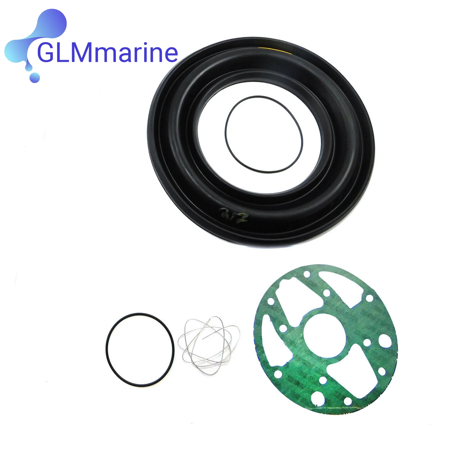 Rubber Bellows Kit for Volvo Penta Sail Drive Fits 110S 120S 130S 150S Replacement 21389074 22247894