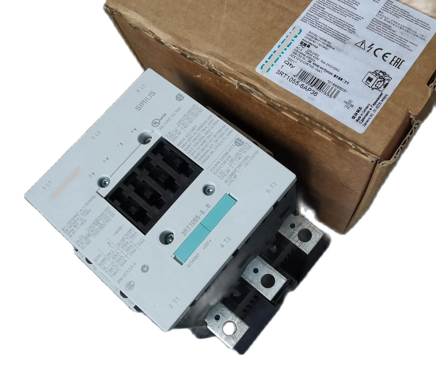 New 3RT1055-6AP36 Contactor in stock fast ship