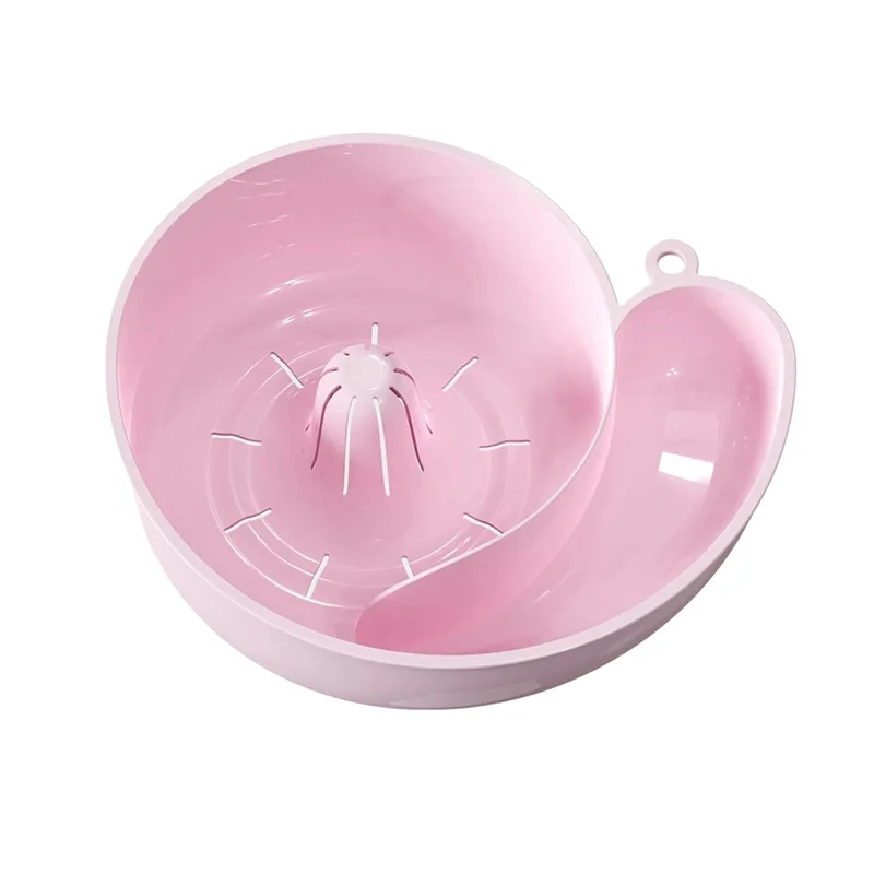 

A26F-Snail Drain Basket,Rotating Fruit Vegetable Washing Bowl Portable Kitchen Cleaning Device With Strainer