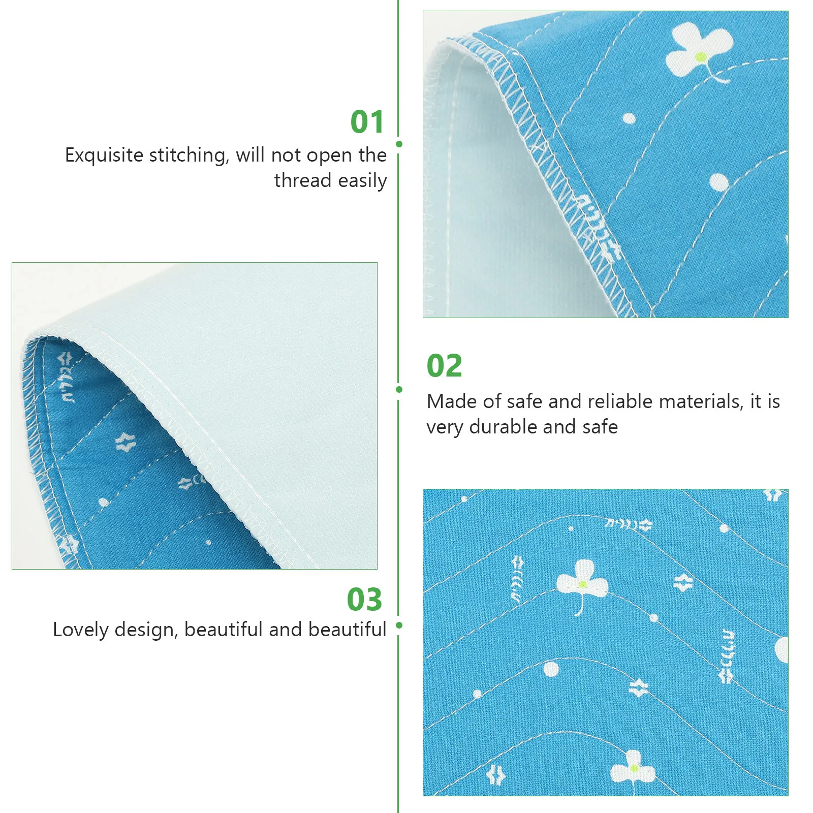 

Waterproof Bed Pad Washable Reusable Incontinence Mattress Protector For Elderly Baby Girls Lightweight Breathable Home