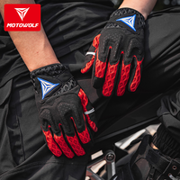 Motorcycle Gloves Motorcycle Equipments Men Motorcycle Off Road Gloves Breathability Wear Resistant All Finger Gloves Non Slip