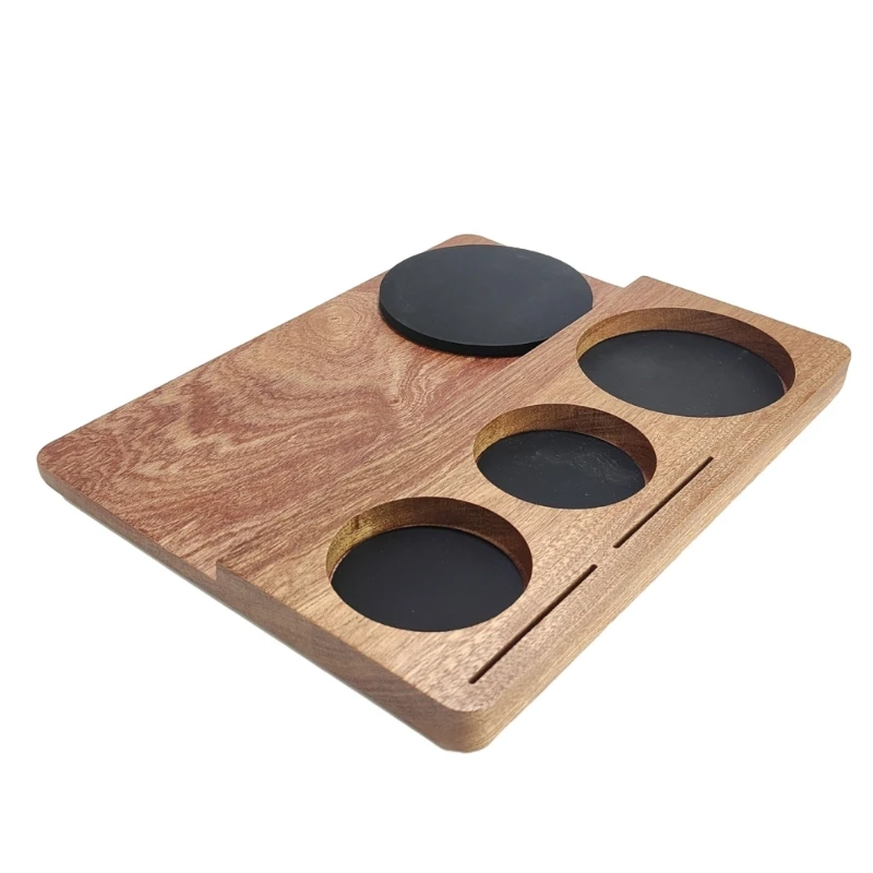 Coffee Tamper Pad Solid Coffee Tamper Bases Material Coffee Grinders Pad Holder Coffee Tools for Coffee Enthusiasts