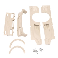 AINY for WPL D12 1/10 RC Car Upgrade Parts RC Car Body Armor Surrounded Kits Decoration Cover Accessories