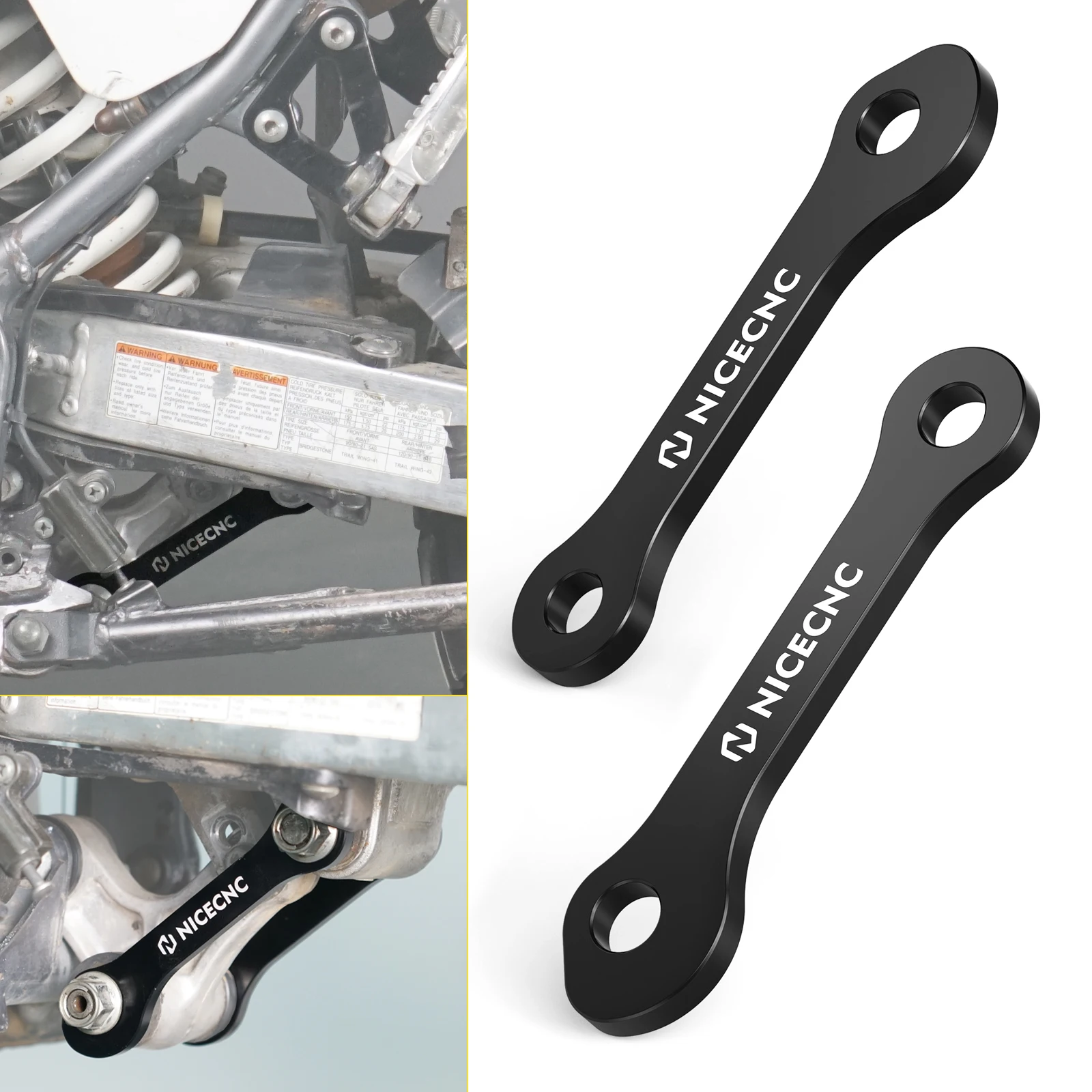 

For Suzuki DR650S DR650SE Lowering Link Kit 1" 25mm Lower Motorcycle Lowering Links for Suzuki DR650 S SE DR650S/SE 1996-2024