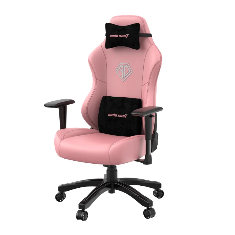 Andaseat Phantom 3 Pink PVC Leather Gaming Chair for  PC & Racing