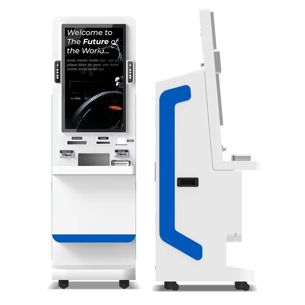 Hot Sale Self Service A4 Document Photo Printing Kiosk SDK Barcode Reader High Quality Wall Mounted Floor Standing 3D Printing