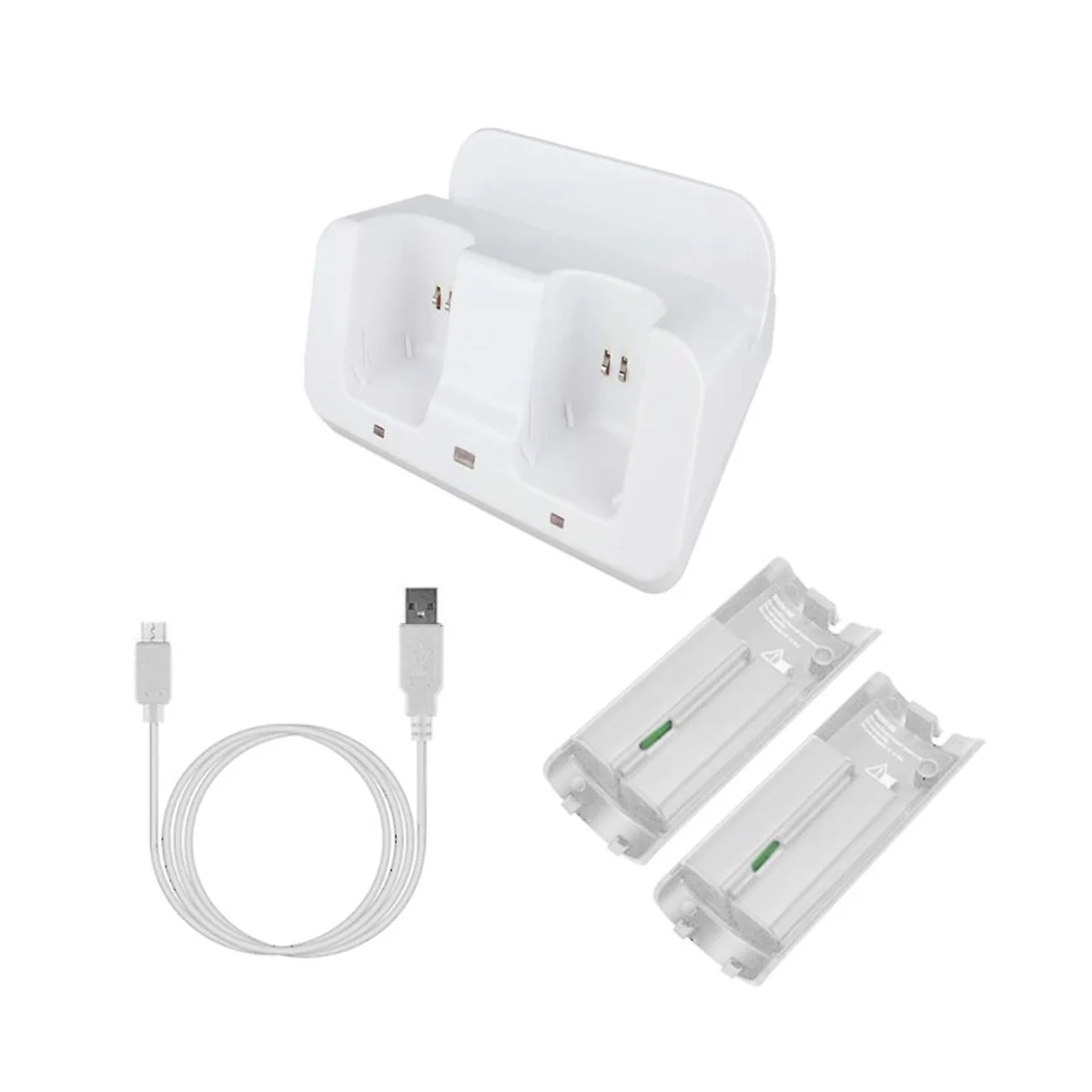 Wii U 게임패드용 스마트 충전 스테이션 도크 스탠드 충전기, 원격 컨트롤러 A9LC (흰색)