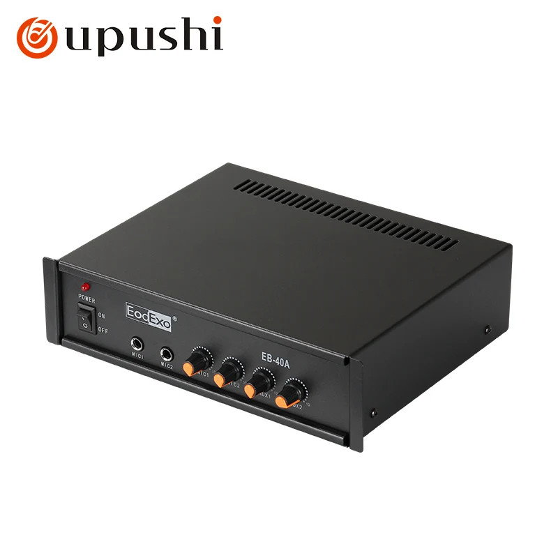 Oupushi EB-40A Luidspreker Constante Spanning Versterker Plafond Speaker Achtergrond Muziekversterker Uitzending 40W