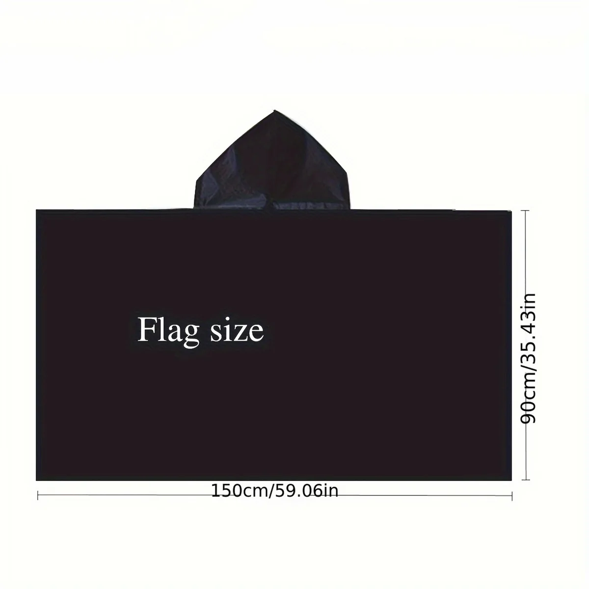 1pc Custom Body Flag 90x150cm (3x5ft) - Durable Polyester Material Versatile Wear| Lightweight Cape, Perfect for Outdoor Use