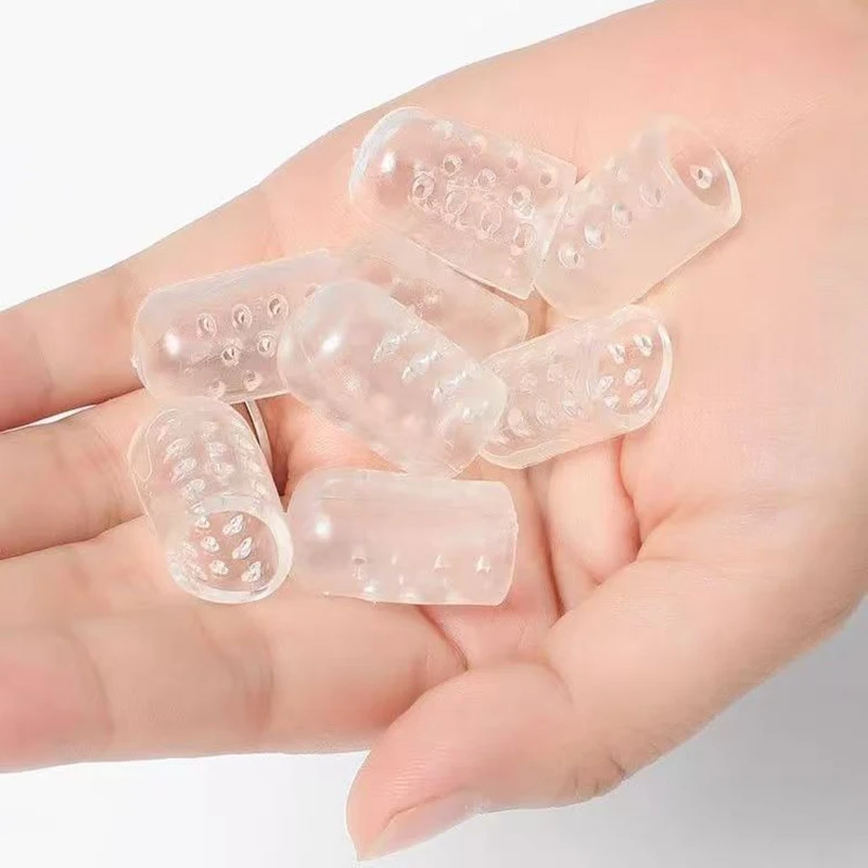 5/10/20 PCS Atmungsaktive Silikon Zehenschutz Abdeckung Transparent Verhindern Wasser Blasen Schwielen Bequeme Elastische Schutz – Detail 6