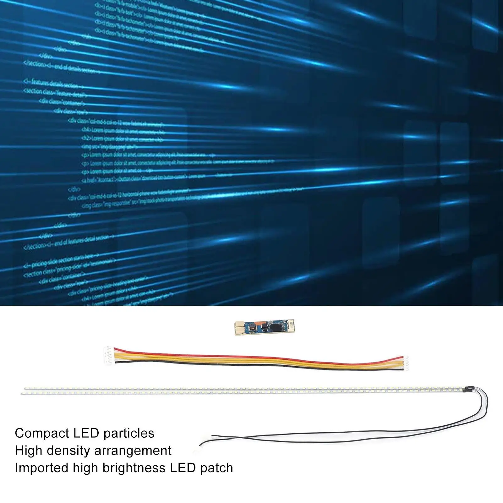 LED Backlight Light Strip for LCD Universal PC Accessories Fiberglass with Module Board for lamps LED Strip Lighting Solutions