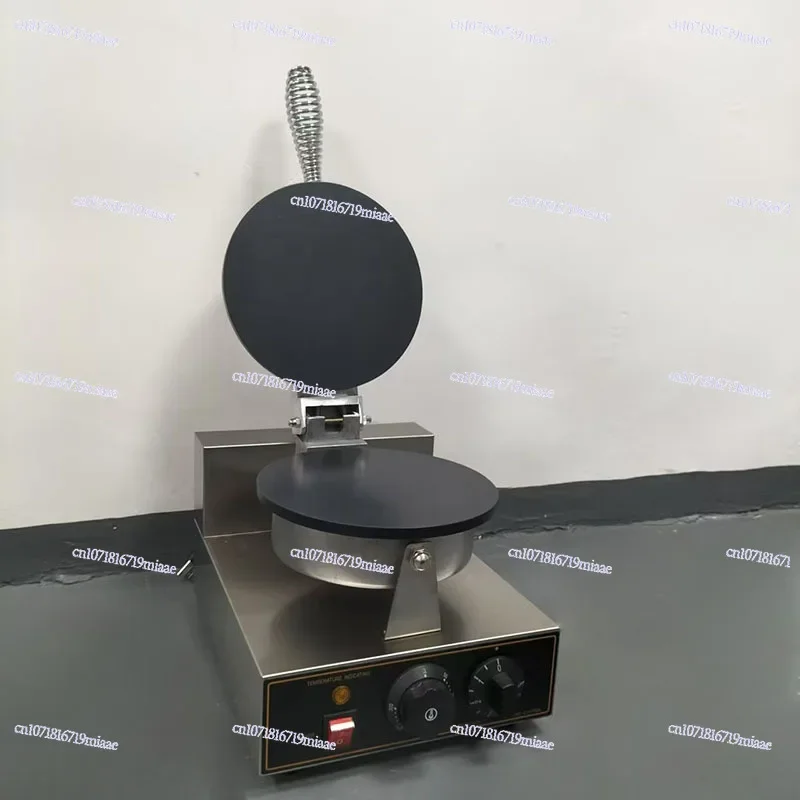 Cross-border electric mosquito coil-shaped waffle stove, multi-function double-sided heating western kitchen round waffle maker