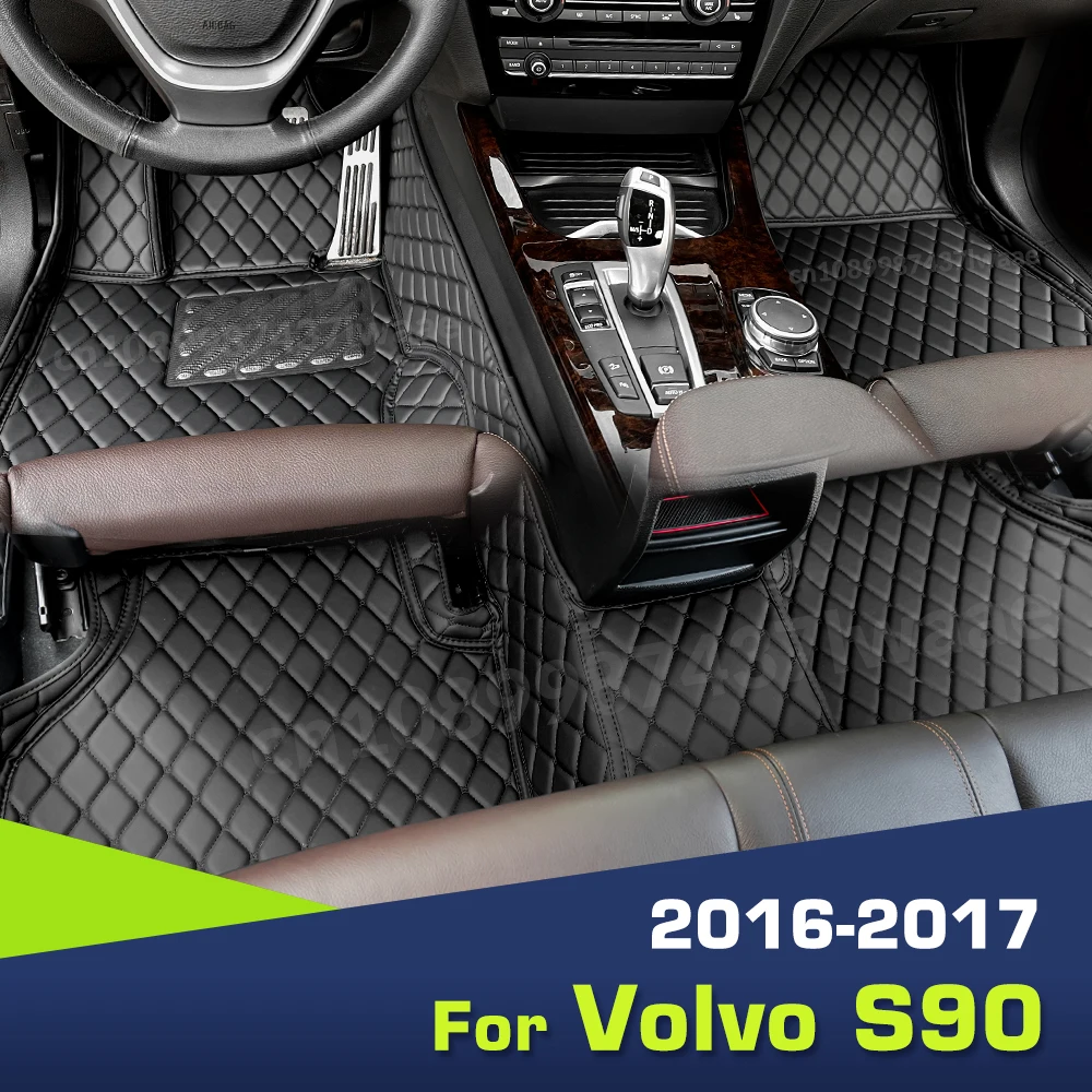 

Автомобильные коврики для volvo S90 2016 2017, индивидуальные автомобильные накладки на ногу, аксессуары для интерьера