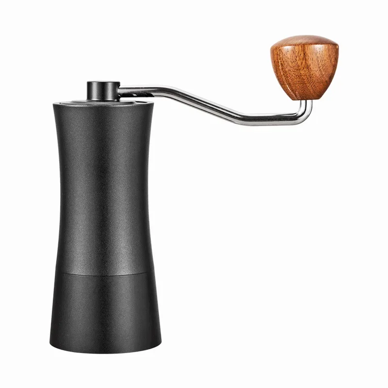 

Manual coffee grinder, 304 stainless steel burr grinder, adjustable internal settings, dual bearing positioning