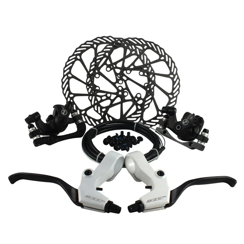 

Outdoor Bike Road MTB Bicycle Disc Brake Alloy Brake Calipers with Lever And Cable Rotor 160mm