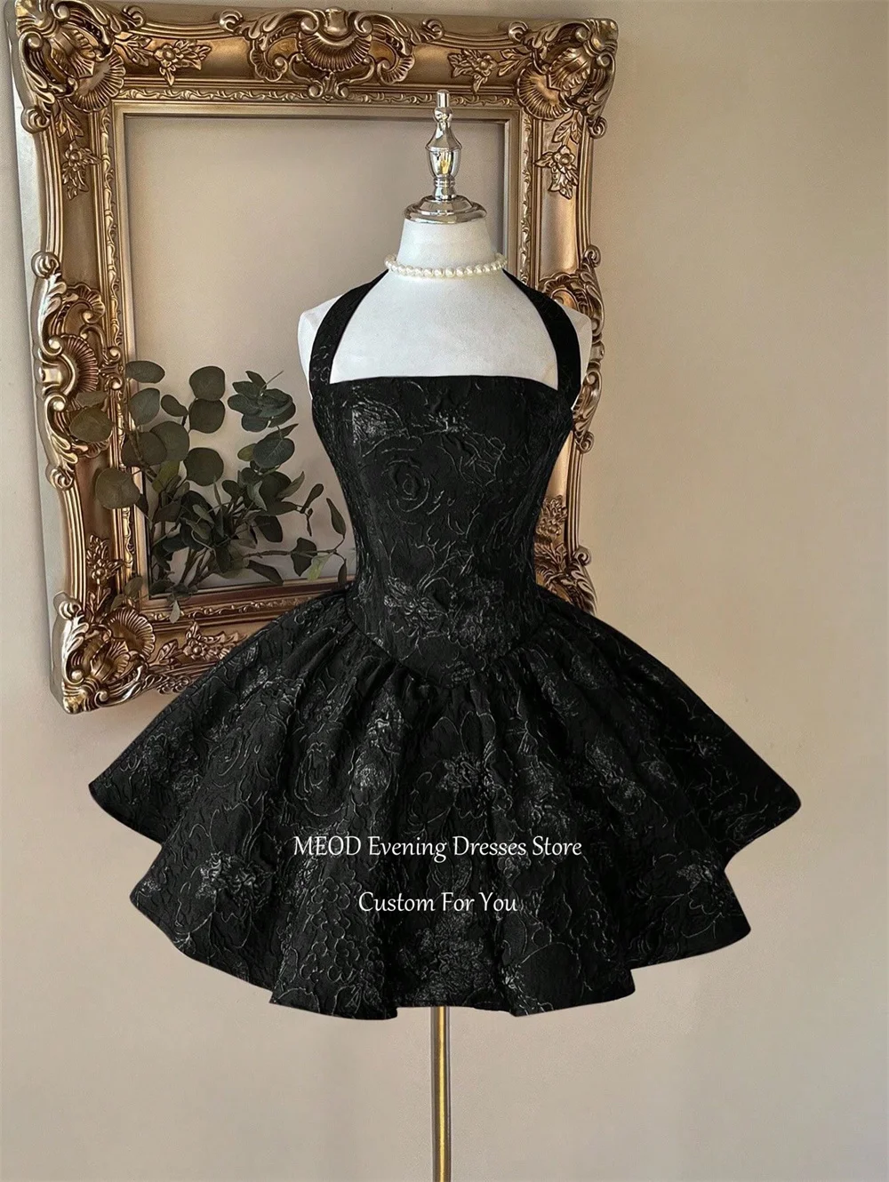 MEOD Vintage Halter Prom Dress Fashion Burgundy Robe De Soiree De Mariage Sleeveless Short Graduation Dresses Customized