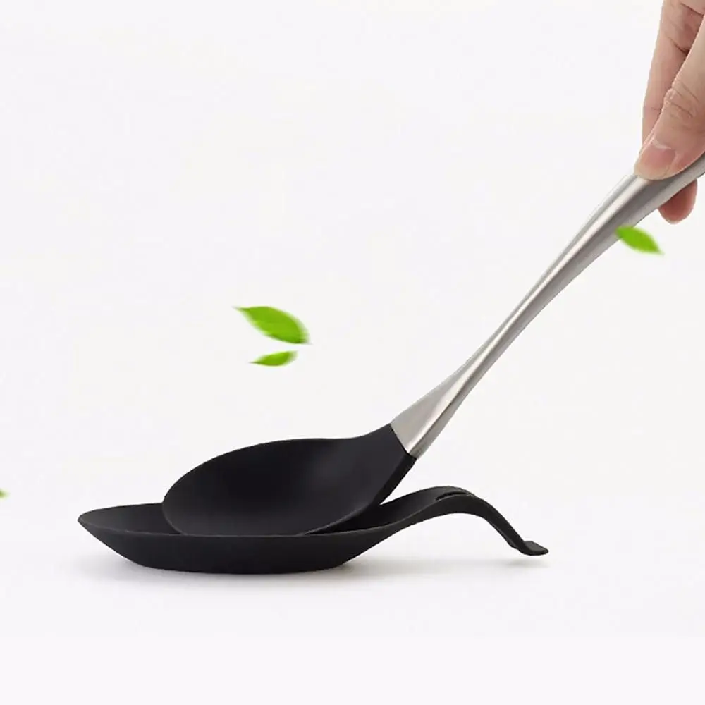 Accessories Silicone Lid Stand Plate Holder Stove Organizer Heat Resistant Utensil Spatula Holder Spoon Shelf Spoon Rest