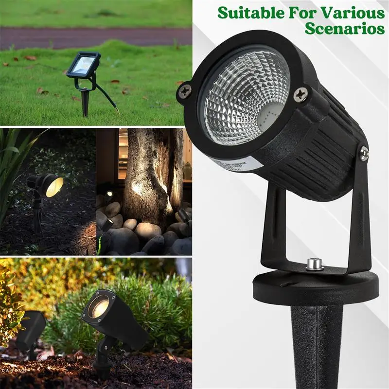 8pcs Ground Light Replacement Outdoor Ground Stakess Stakes Outdoor Tree Light Garden -In Floodlight Bracket Ground -In Pole