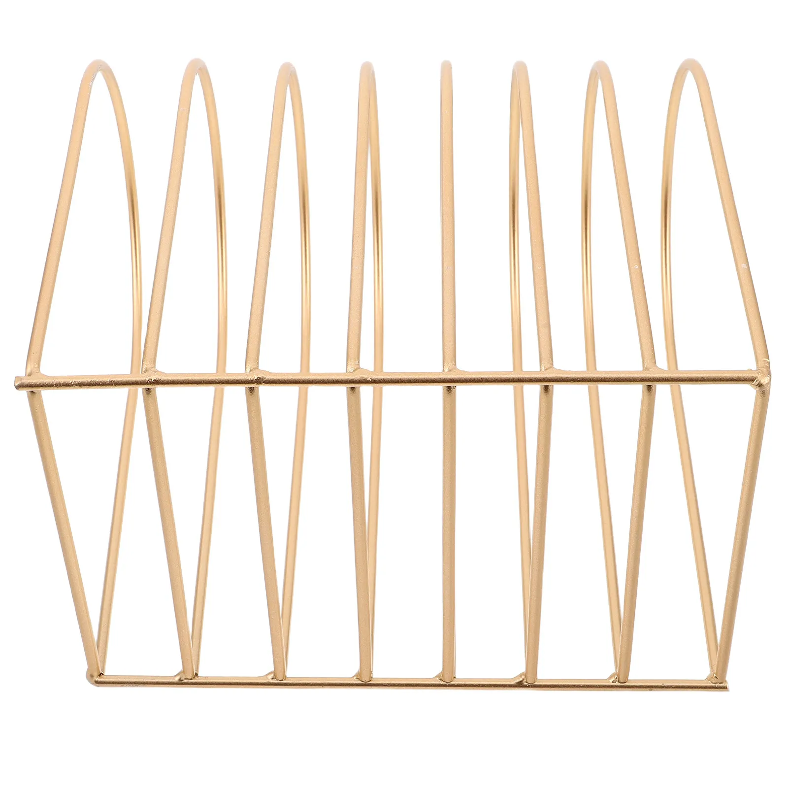 Sturdy Iron Magazine Organizer for Desk Creative Modern Desktop File Folder Holder Home Office Study Space Book Paper Organizer