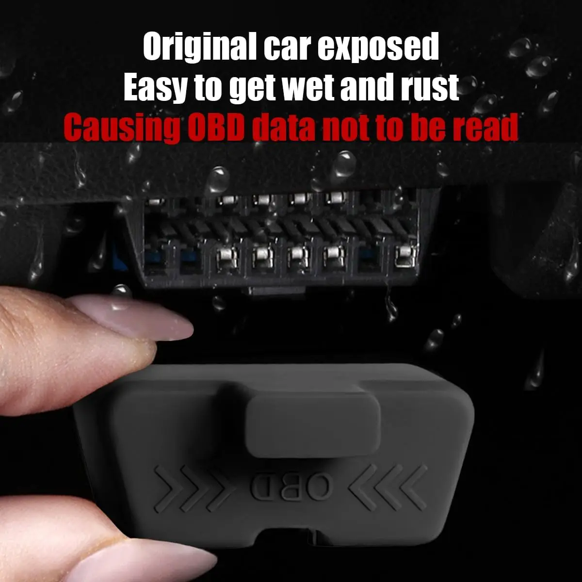 Para Tesla Model YJuniper 2025 Model 3 Highland OBD conector de diagnóstico tapa de silicona puerto de vehículo Protector de polvo automotriz OBD