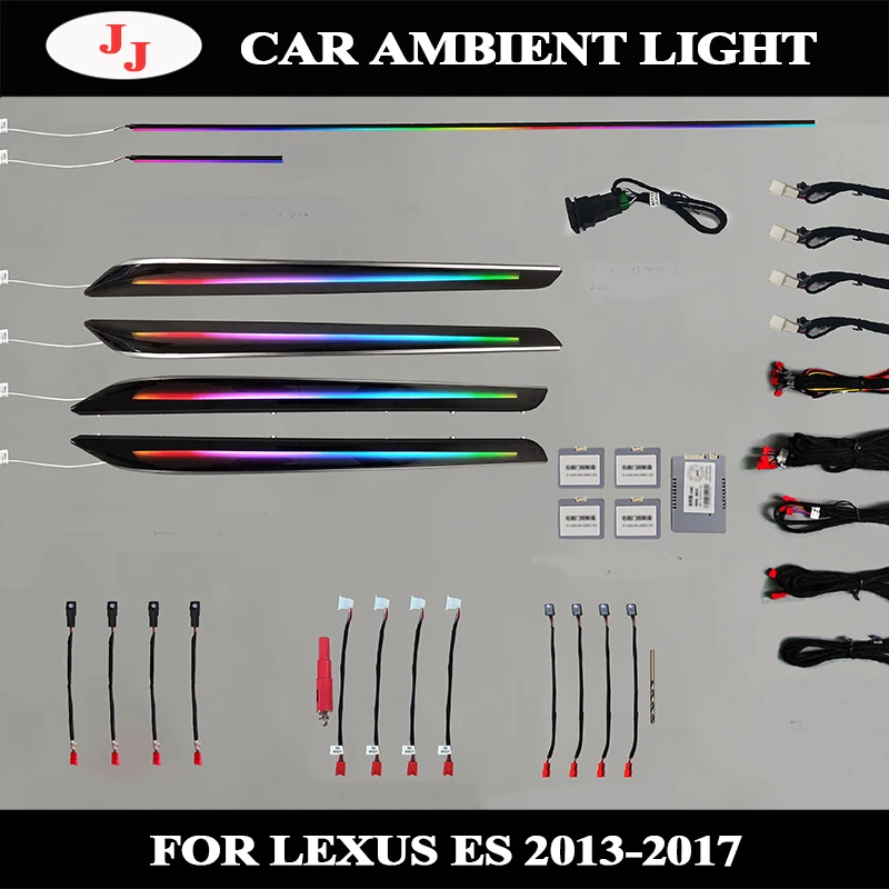 Replace LED Ambient Light For Lexus ES 2013-2017 Decorative Steering Wheel button Control illuminated Atmosphere Lamp Strip