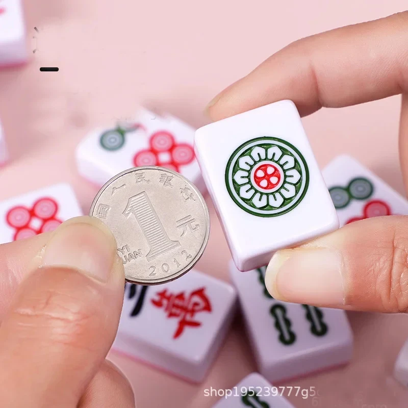 Professional Mahjong Set - Classic Chinese Tile Game Adult Strategy and Social Entertainment Essential for Family Gatherings