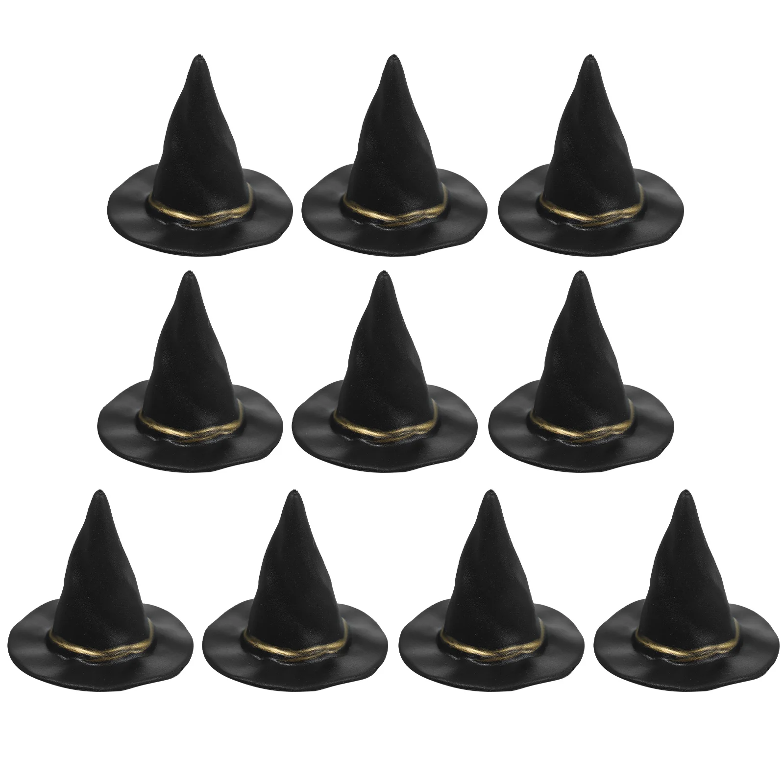 

10 Pcs Halloween Party Decorations Miniature Hat Witch Hats Crafts Accessories