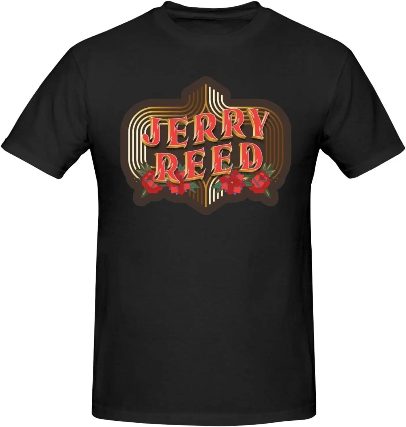 

Jerry Reed Shirt Cotton Short Sleeve Tees High Quality 100%Cotton Short Sleeve