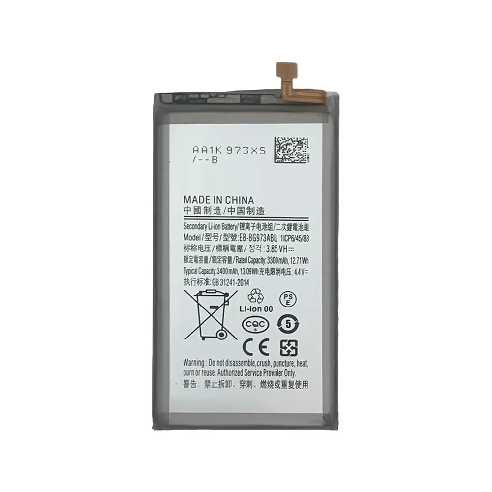 EB-BG973ABU Rechargeable Battery For Samsung Galaxy S10 SM-G9730 SM-G973 G973F G973U G973W G9730 3400mAh Phone +Tools