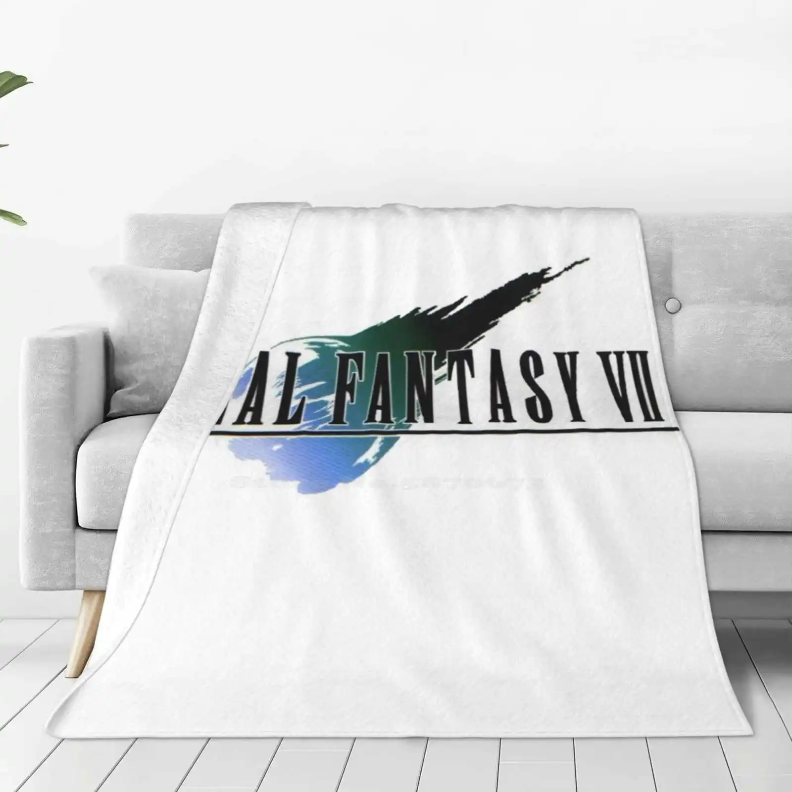 Final Fantasy 7 T-Shirt Fashion Soft Warm Throw Blanket Final Fantasy 7 Video Game Gamer