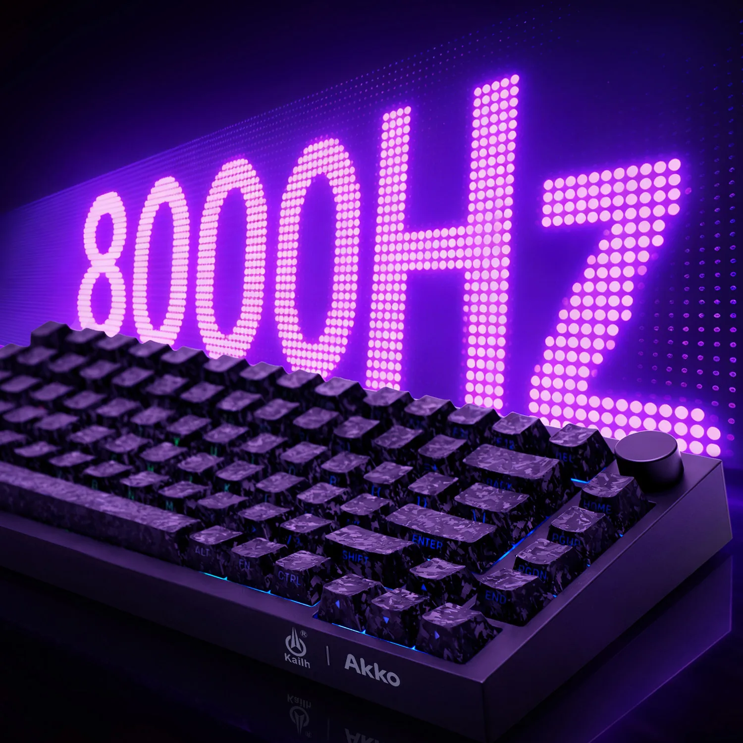 Akko 5075 V5 TMR Magnetic Keyboard RT 0.005mm 8K Hot Swap ARGB 10000mAh USB Type-C/2.4g&BT5.0 Wireless Gaming Keyboard Gasket