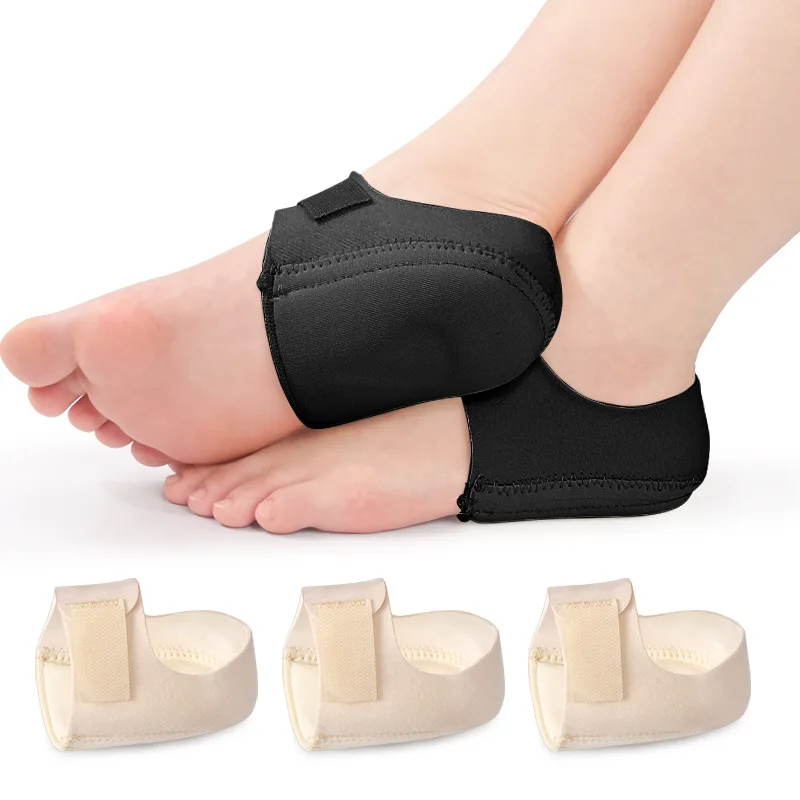 

1 Pair Thickened Sole Heel Protectors Plantar Fasciitis Support Foot Care Liners Relieve Plantar Fatigue Heel Covers unisex