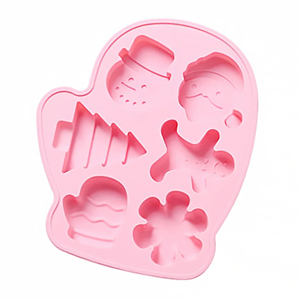 クリスマスグローブ型シリコンモールド環境に優しい食品グレードのチョコレートケーキクッキーフォンダンベーキングアクセサリー