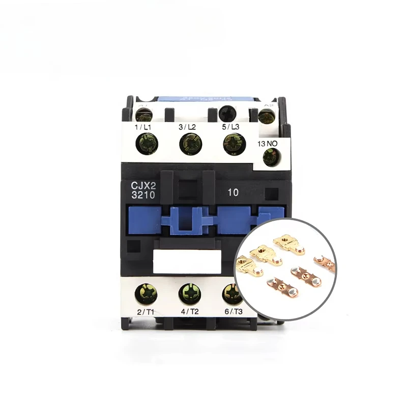 Contator CJX2 Série AC Contator de controles industriais 36V 24V 220V 380V Contator magnético
