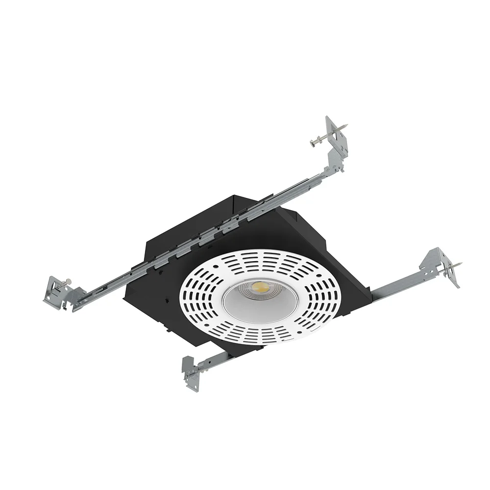 

New Construction High End Indoor Commercial Shallow Round Dimmable Recessed LED Downlight