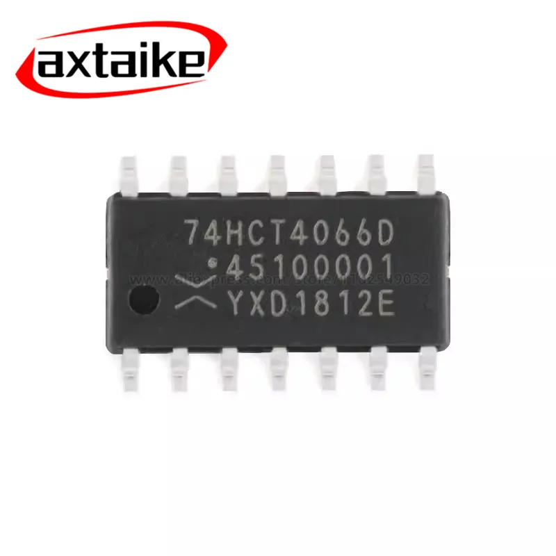 

10PCS 74HCT4066D 74HCT4066 74HCT4066D,118 SOIC-14 Analog Switch ICs QUAD BILATERL SWITCH SMD IC