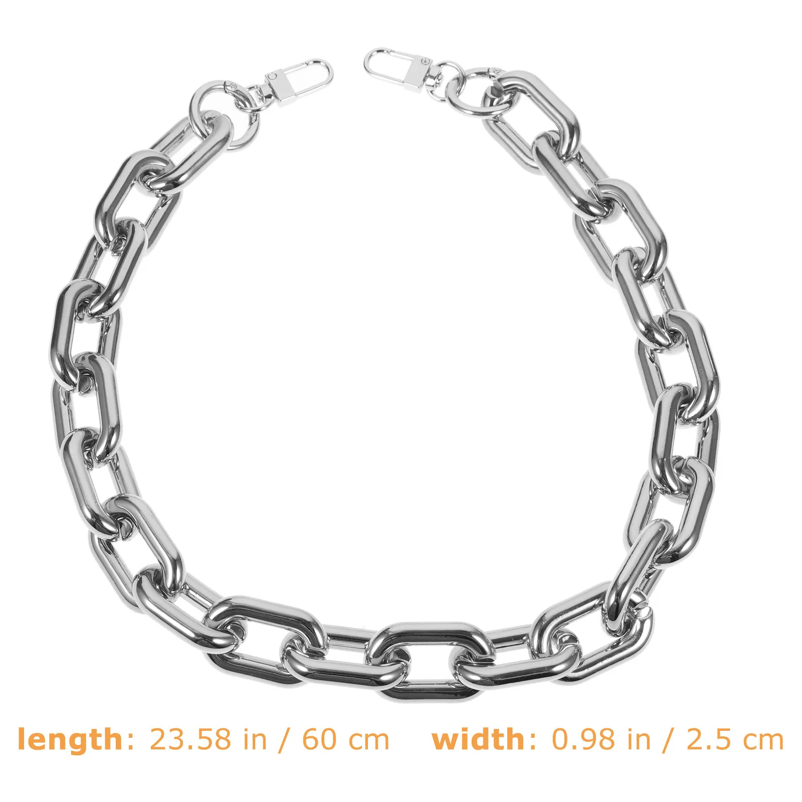Fashion Acrylic Purse Chain Strap Replacement Gold Silver Tone for Handbag Shoulder Bag Wallet Clutch Easy Install Bag Chain