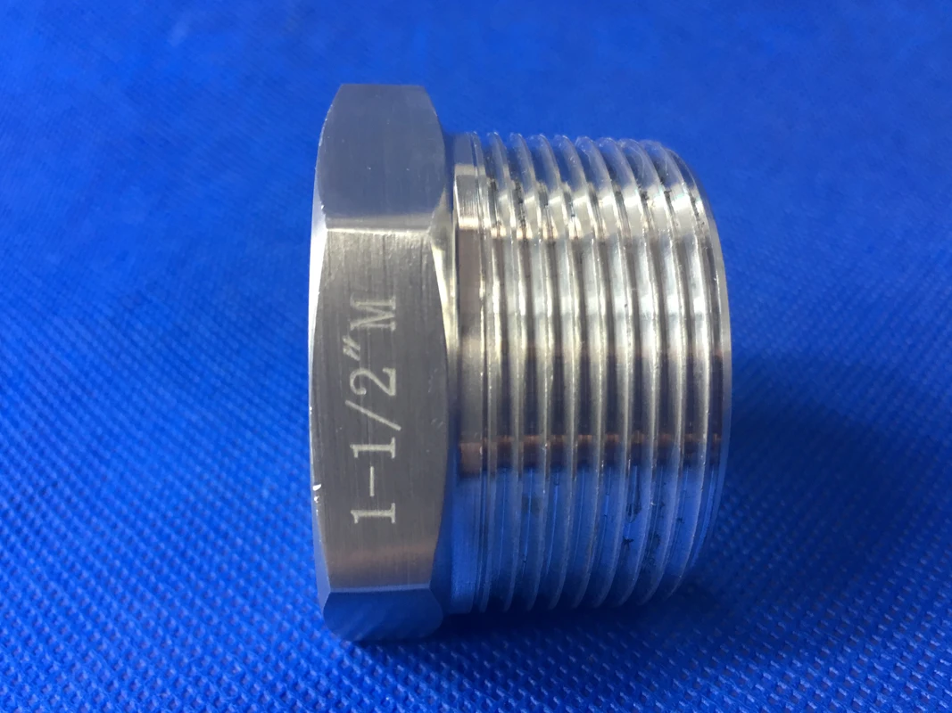 

Aluminum adapter fitting 1.25" (DN32) NPT male to 1" (DN25) NPT female