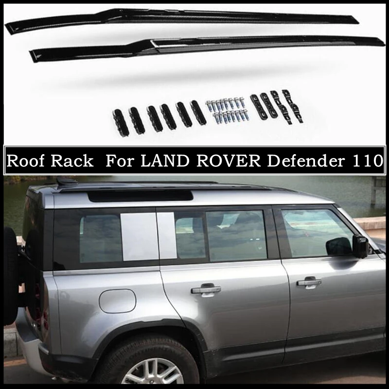 Roof Rack For LAND ROVER Defender 110 2020 21 2022 2023 24 High Quality Aluminum Alloy Luggage Raill Carrier Bar Top Rail Racks