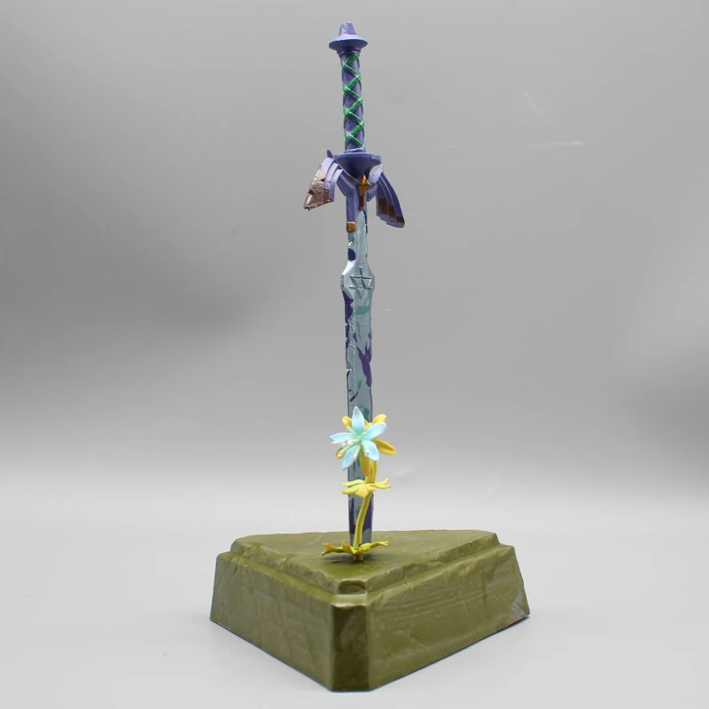 26 cm Anime Master Sword The Legend of Zelda: Tears of The Kingdom Figuren Link Master Sword Actionfiguren PVC Modell Spielzeug Geschenke