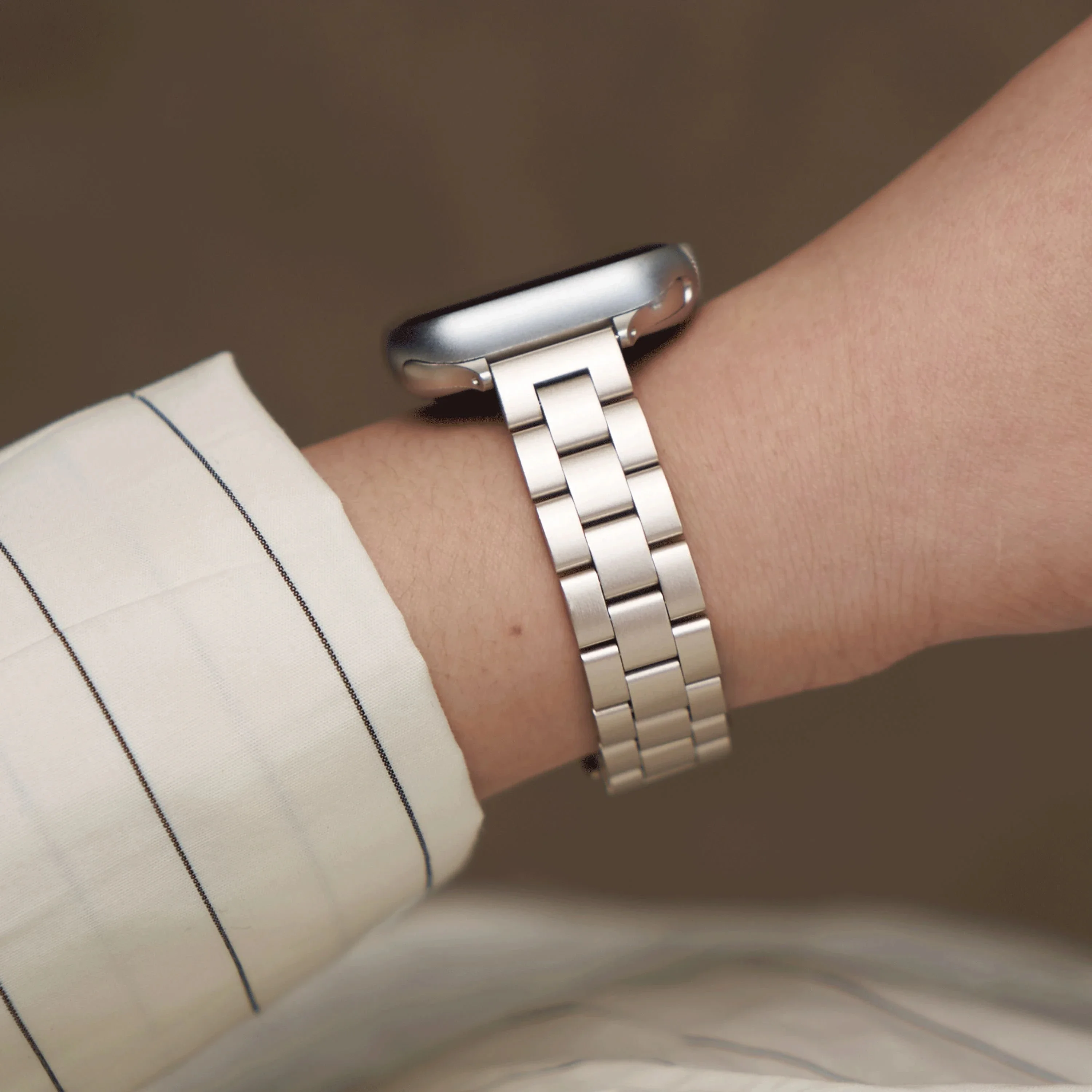 Edelstahlarmband Apple-Armband Kompatibel mit 8 Series 7 6 SE 3, Geeignet für 45/41mm 40/44mm 42mm 49mm Größen – Detail 9
