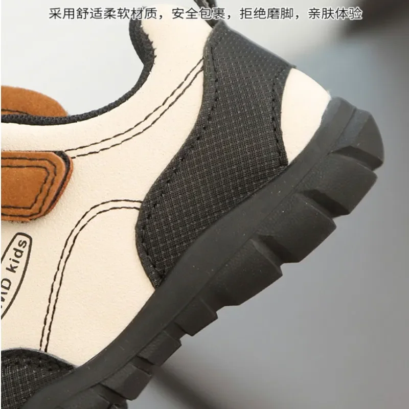 أحذية أطفال محظورة الألوان 2025 خريف جديد للأولاد نعل ناعم مضاد للانزلاق أحذية الجري للفتيات أحذية كاجوال عصرية 26-37 #5