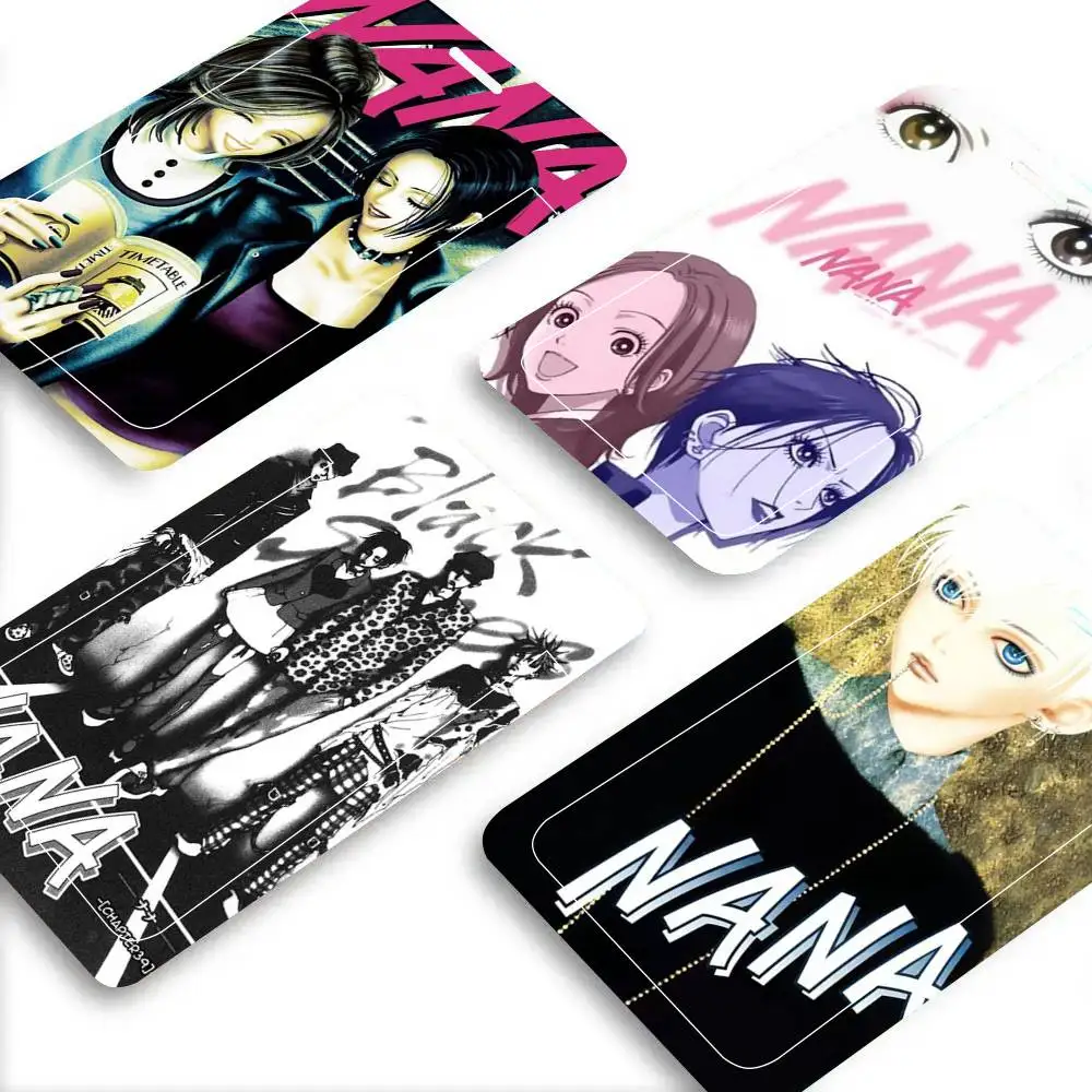 

Japanese Classic Anime NANA Black Lanyard Card Holders Student Meal Cards And Campus Ids School