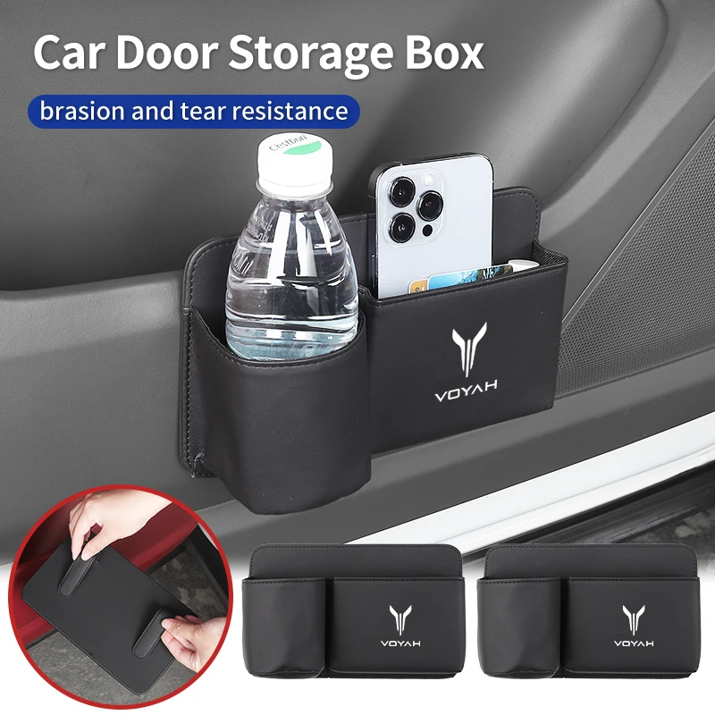 

New Car Drink Rack Storage Box Car Door Storage Case Interior For Dongfeng Voyah Free Dreamer 2021 2022 2023