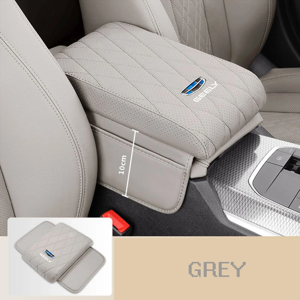 

For Geely Starray L Preface 2024 2025 Car Armrest Box Height Increase Pad Leather Protective Cover Storage Bag Auto Styling